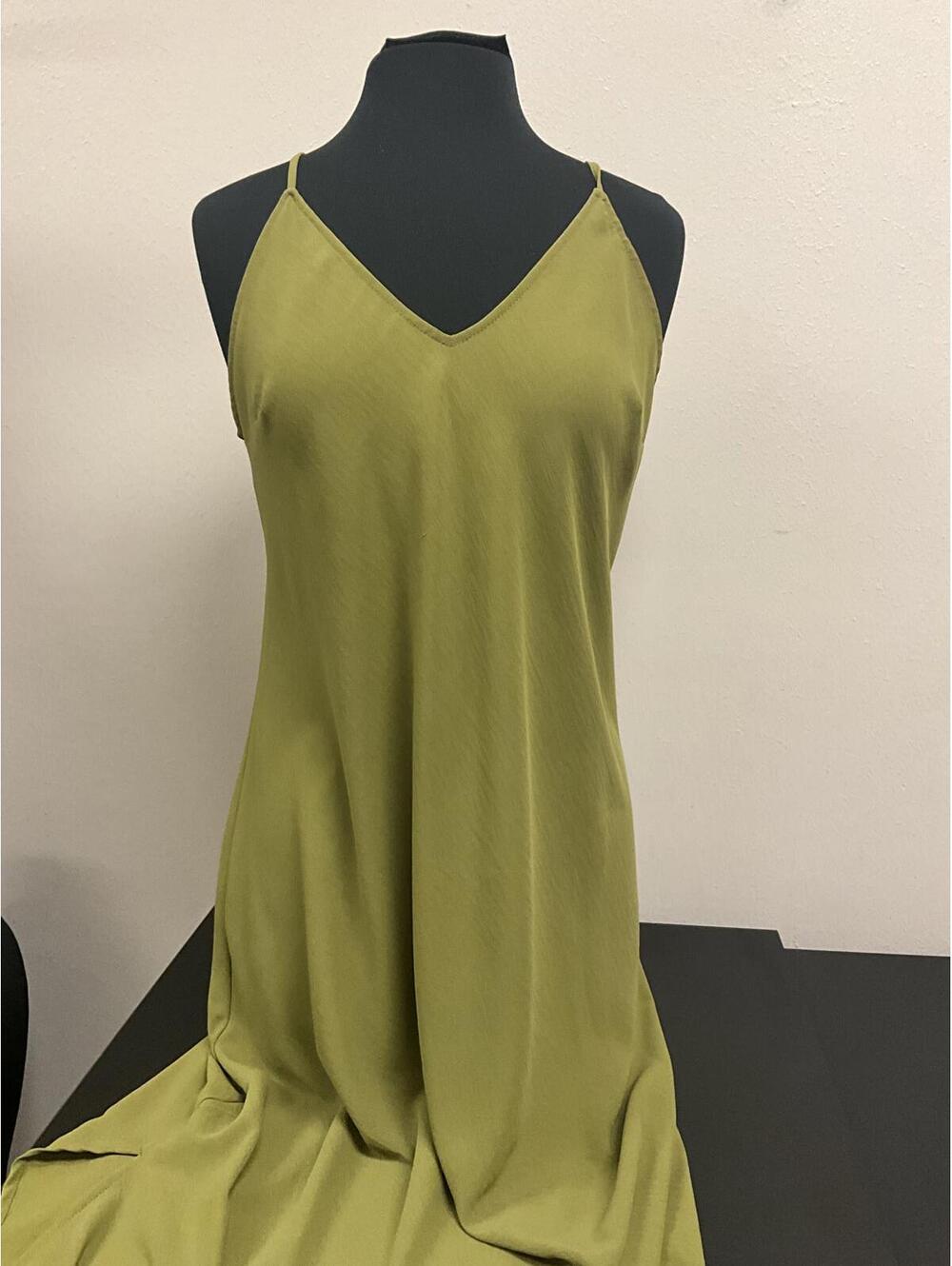A New Day Olive Green Maxi Dress M - Picture 2 of 7